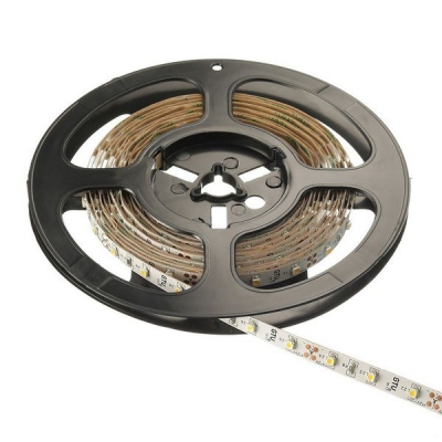  Светодиодная лента 3528, 60 д/м, 4,8W, 12V, IP20, теплый белый, FLASH, 8мм, открытая