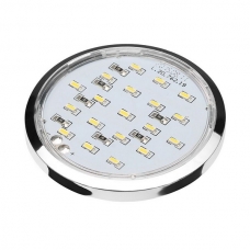 Точечный накладной светодиодный светильник LUGO 1,8W, 12V, хром, холодный белый