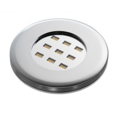 Точечный накладной светодиодный светильник PalermoOP, 12V, 2,5W, 9 диод, теплый свет, хром
