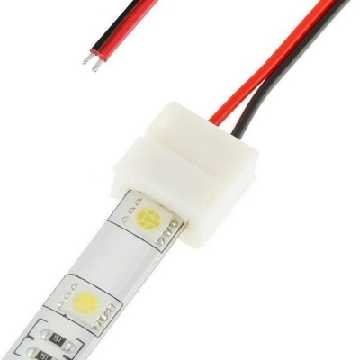  Коннектор односторонний с проводом 5050 для герметичной ленты