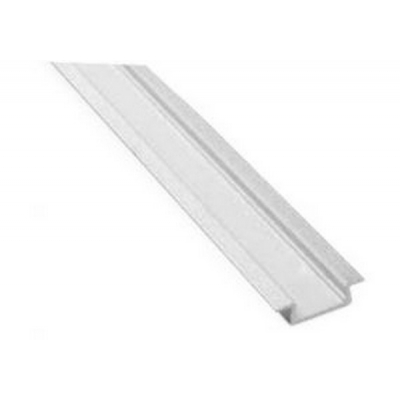  Профиль врезной PA-31201-AL 22*6*2000 алюминиевый с фланцем для светодиодной ленты