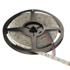 Светодиодная лента RGB 5050, 30 д/м, 7,2W, 12V, IP44, влагозащищенная