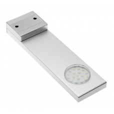 Точечный накладной светодиодный светильник для шкафа VITORIA алюминиевый L-218 мм, 12V, холодный свет