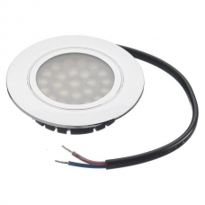 Точечный встраиваемый светодиодный светильник LED Polo 4W, 220V, хром, нейтральный белый