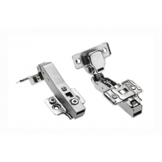 Петля GTV ZM-НСKT 45 градусов угловая самозакрывающаяся с планкой, регулировка в 3 плоскостях