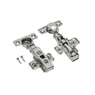  Петля GTV CIHC 09 mini накладная самозакрывающаяся с планкой H-0 с евро