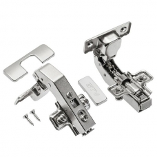 Петля GTV ZM-НСKT 90 градусов угловая самозакрывающаяся с планкой с евро