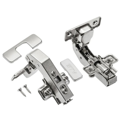  Петля GTV ZM-НСKT 90 градусов угловая самозакрывающаяся с планкой с евро