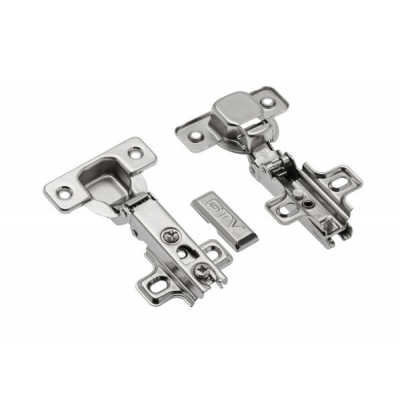  Петля накладная GTV ZP-POH045BEO самооткрывающаяся с планкой H-0 без евро