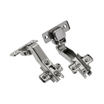  Петля накладная GTV 45 градусов с планкой H-2 с евро, 45мм