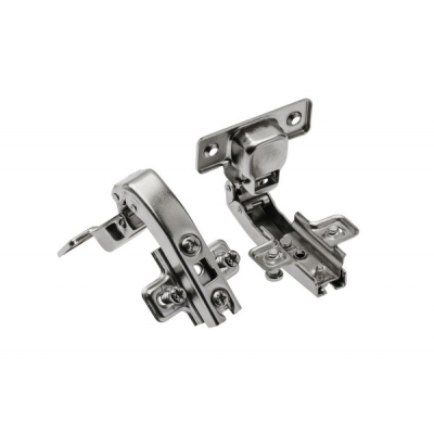  Петля накладная GTV 90 градусов с планкой H-2 с евро, 45мм