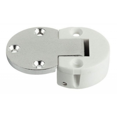  Петля барная Samet, белая (металл+пластик)