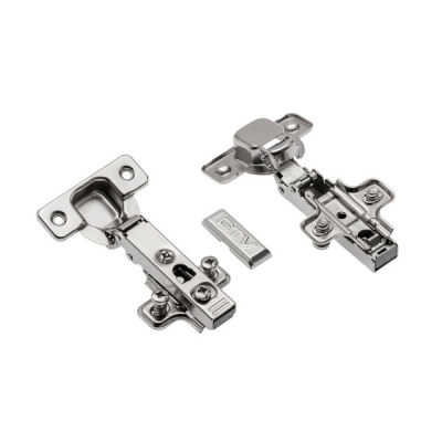  Петля накладная GTV ZP-COCA450-ZE клиповая без пружины, H-0, 45мм с евро