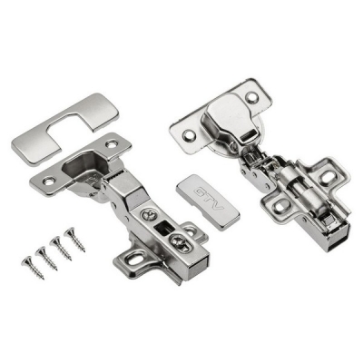  Петля GTV НС 08 полунакладная самозакрывающаяся с планкой H-0