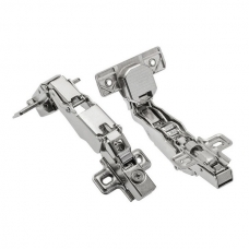 Петля GTV ZM-НСKT 165 градусов угловая самозакрывающаяся с планкой