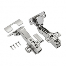 Петля GTV ZM-НСKT 45 градусов угловая самозакрывающаяся с планкой с евро