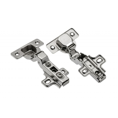  Петля полунакладная GTV ZP-CONL08 клиповая с планкой H-0, 45мм