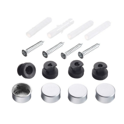  Зеркалодержатель, матовый хром (4шт,)