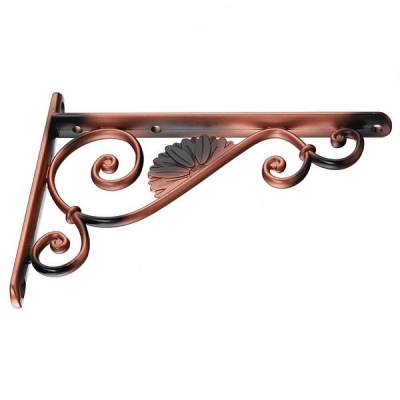  Полкодержатель Barocco B 18см, античная медь