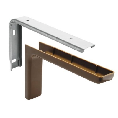  Полкодержатель L- 120мм коричневые