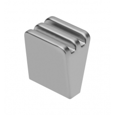 Ручка GANZA кнопка, матовый хром