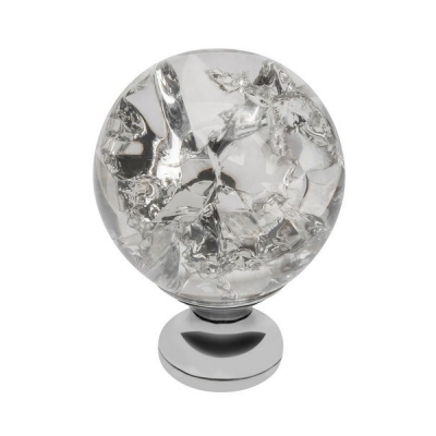  Ручка-кнопка с кристаллом GZ-CRPC40-01 хром