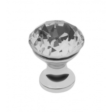 Ручка-кнопка с кристаллом GZ-CRPB20-01 хром