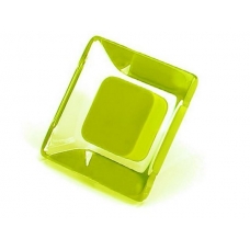 Ручка-кнопка Viefe Core, прозрачный акрил с лайм сердцевиной