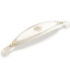 Ручка-скоба FS-138 128 золото прованс/топленое молоко