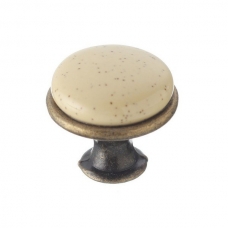 Ручка мебельная керамика кнопка GP-0728-J4-P (песок)