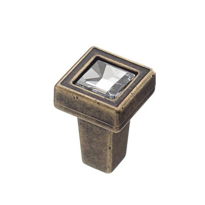  Ручка-грибок FB-018 000 бронза полированная/кристалл (TS)