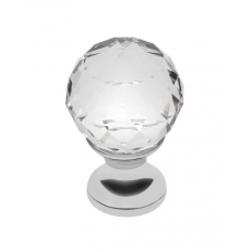 Ручка-кнопка с кристаллом GZ-CRPA20-01 хром