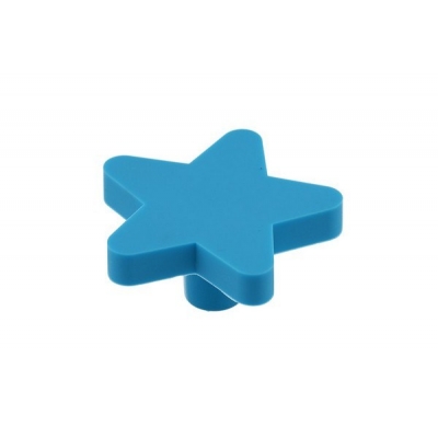  Ручка мебельная UM-STAR звезда, голубой