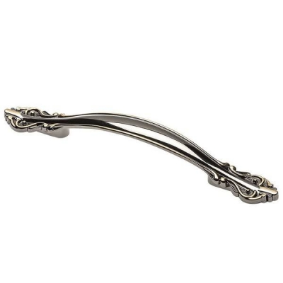  Ручка WERONA L-128, черный хром + золото