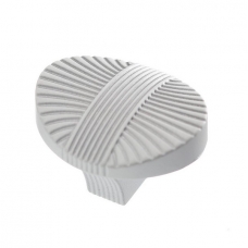 Ручка-грибок FB-023 000 серебро прованс/9003 белый матовый