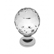 Ручка-кнопка с кристаллом GZ-CRPA25-01 хром