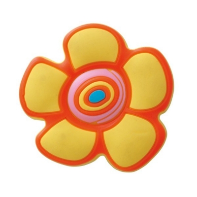  Ручка мебельная UM-KID-C цветок желтый