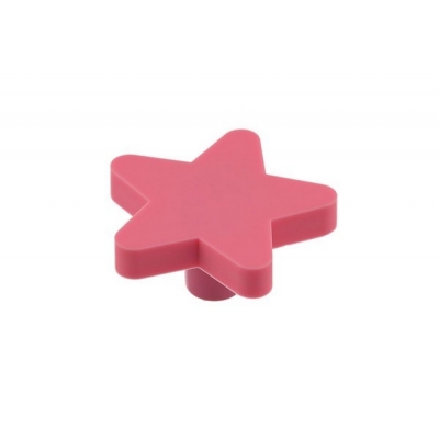  Ручка мебельная UM-STAR звезда, розовый