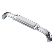 Ручка-скоба FS-139 128 Cr глянцевый/белый (TS)