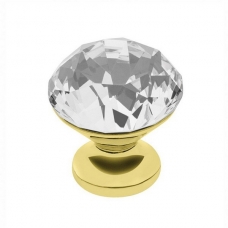 Ручка-кнопка с кристаллом GZ-CRPB30-03 золото