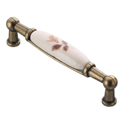  Ручка мебельная керамика дуга 96мм UP-WP0728-BB (коричневый)