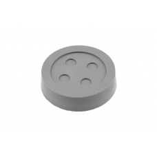 Ручка мебельная UM-BUTTON пуговица, серый