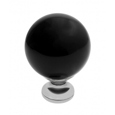 Ручка-кнопка GZ-CRPC40-A1 хром+черный кристалл