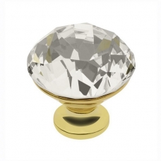 Ручка-кнопка с кристаллом GZ-CRPB40-03 золото