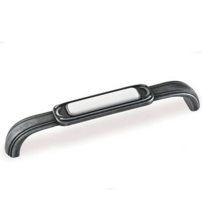  Ручка-скоба FS-139 128 старое олово/белый (TS)