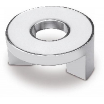  Ручка-кнопка LED L-32, B01, 4LED, 0,24W теп,свет, хром + РС