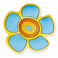 Ручка мебельная UM-KID-G голубой цветок