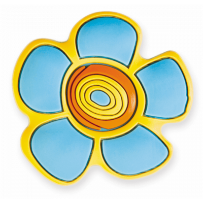  Ручка мебельная UM-KID-G голубой цветок