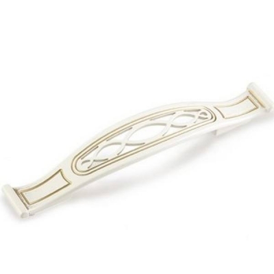  Ручка-скоба FS-131 128 золото прованс/1013 жемчужно-белый матовый(То)