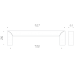 Мебельная ручка RS052BSN.4/160 фото 3